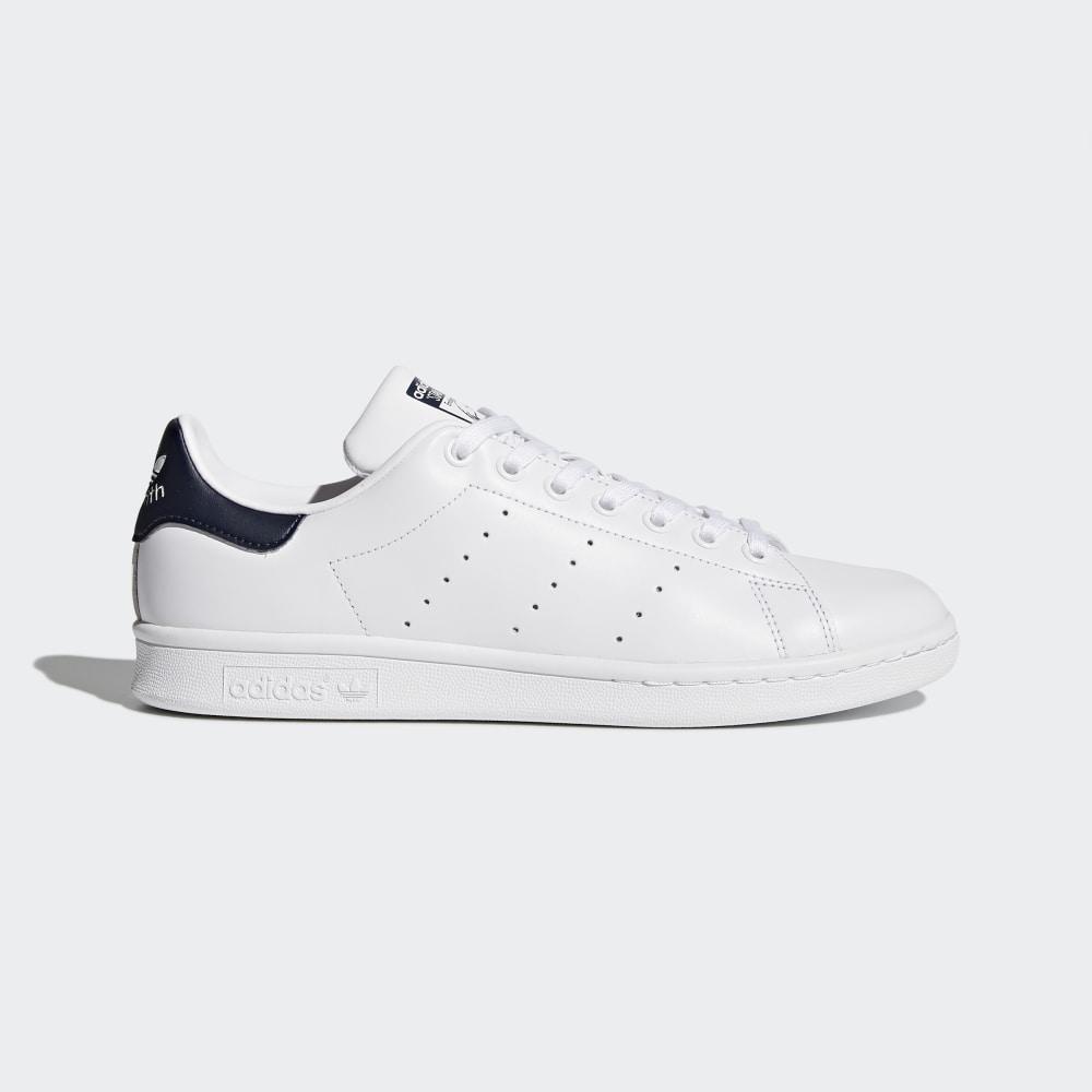 Originals Adidas Stan Smith Dama Romania - Albi/Albastri Inchis M20325